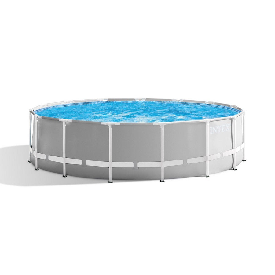 Piscina fuori terra intex 457x457x122 cm con pompa per filtraggio e scaletta