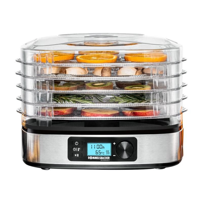 Rommelsbacher dehydrator stainless steel black silver da 350 (da 350) - 154039
