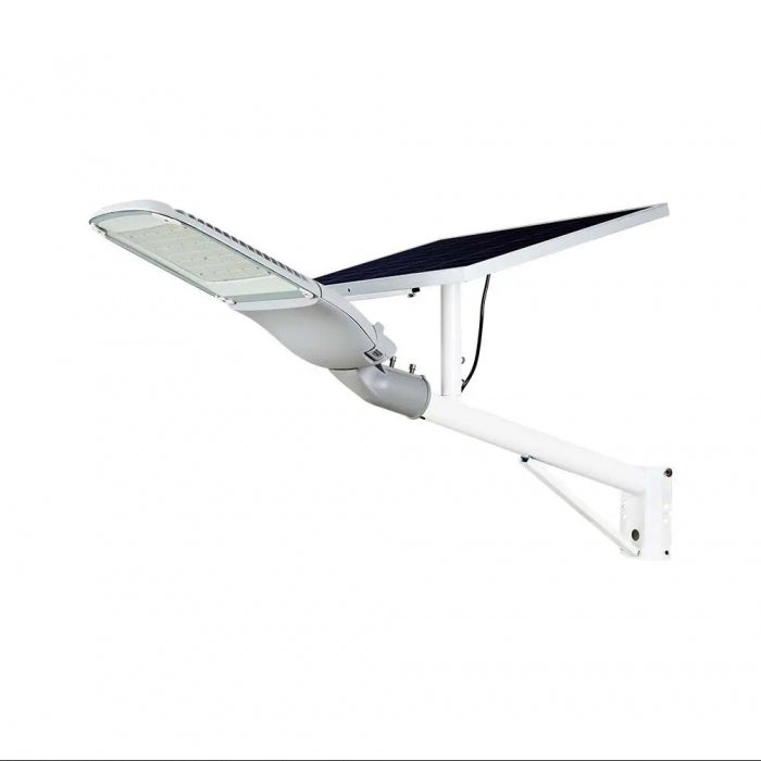 V-tac pro vt-st303 armatura stradale professionale chip samsung con pannello solare 50w colore bianco 6000k ip65 sku 20341