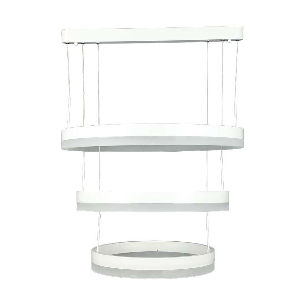 86 w morbido lampadario dimmabile bianco 3000k