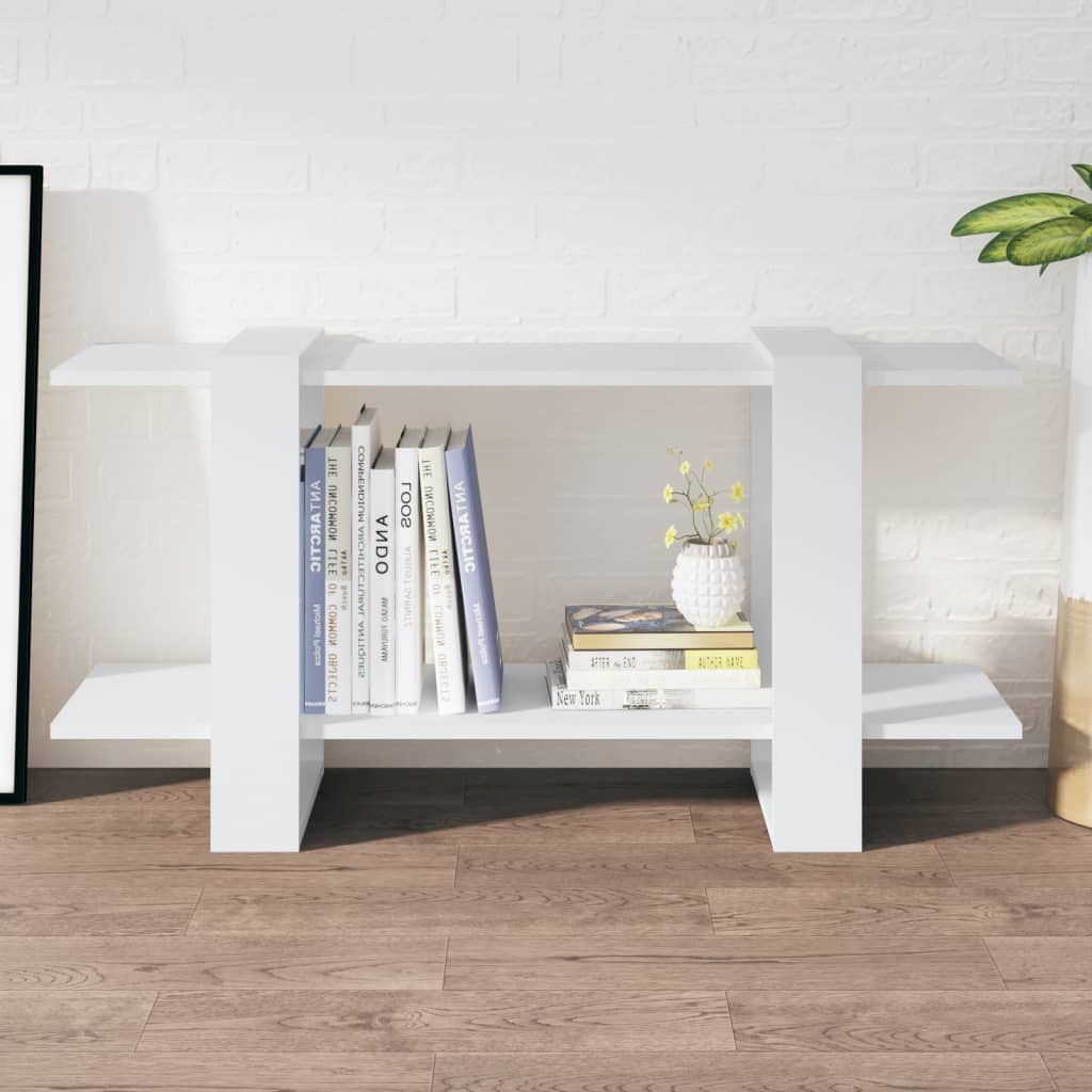 Libreria bianca 100x30x51 cm in legno multistrato cod mxl 13111