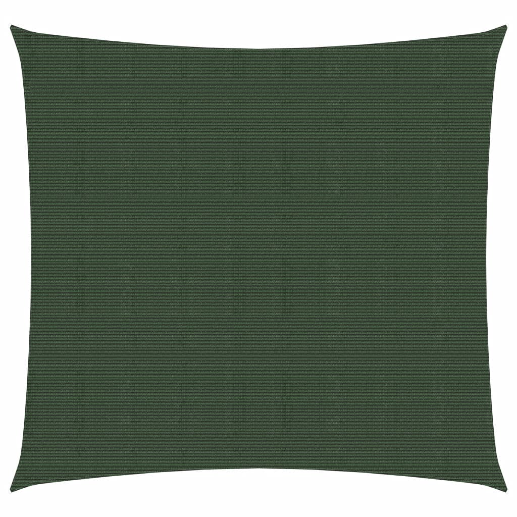 Vela parasole 160 g/m verde scuro 2x2 m in hdpe cod mxl 17730