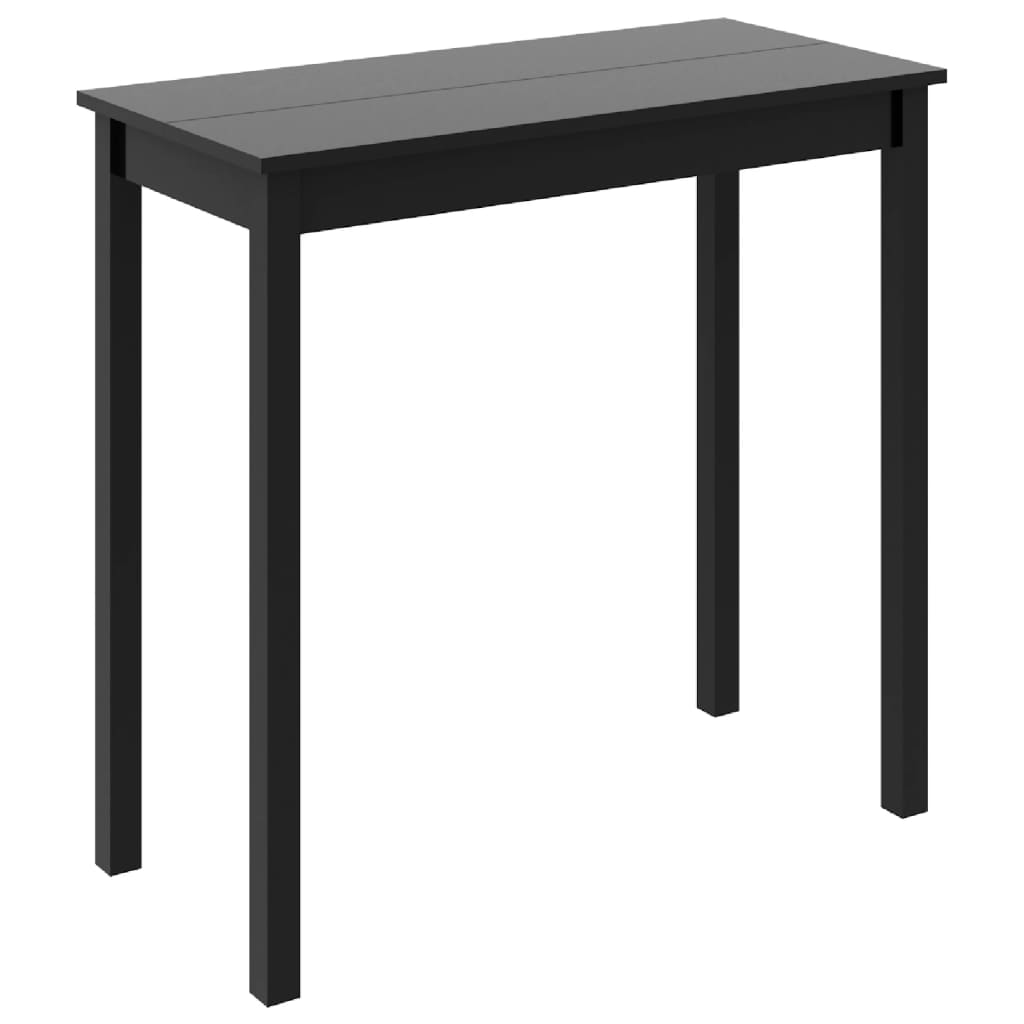 Tavolo da bar in mdf nero 115x55x107 cm cod mxl 24359