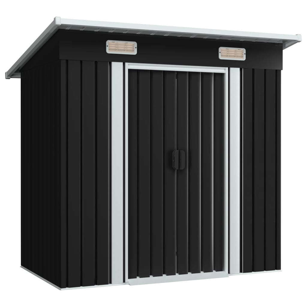 Capanno da giardino antracite in acciaio cod mxl 65873