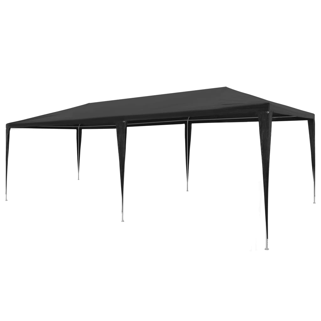 Tendone per feste in pe 3x6 m antracite cod mxl 66171
