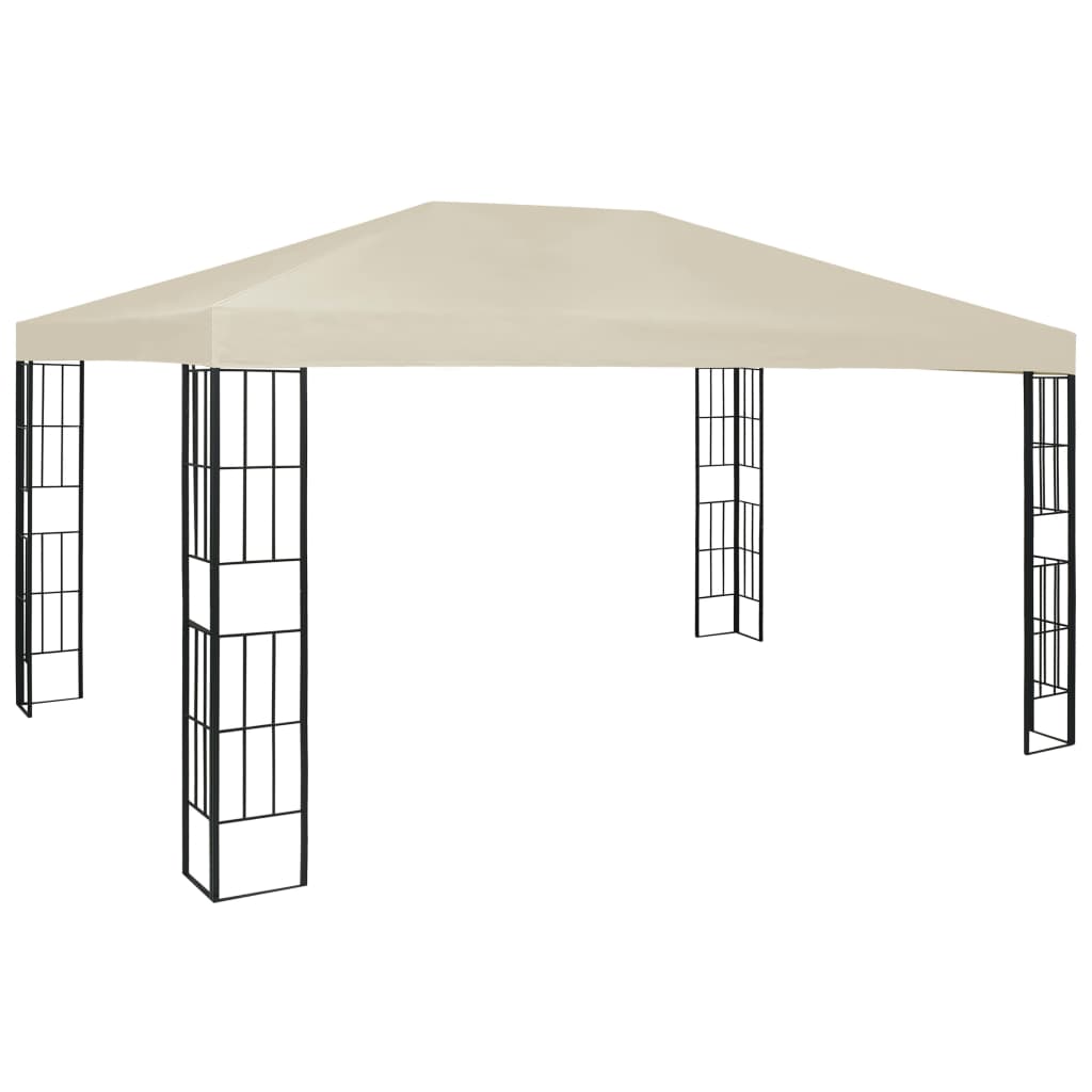Gazebo 3x4 m crema cod mxl 66032