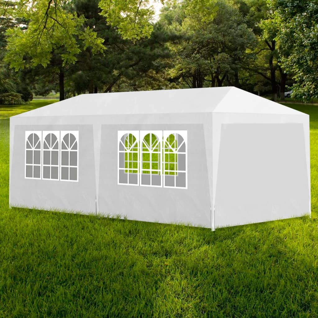 Tenda per feste 3x6 m bianca cod mxl 66366