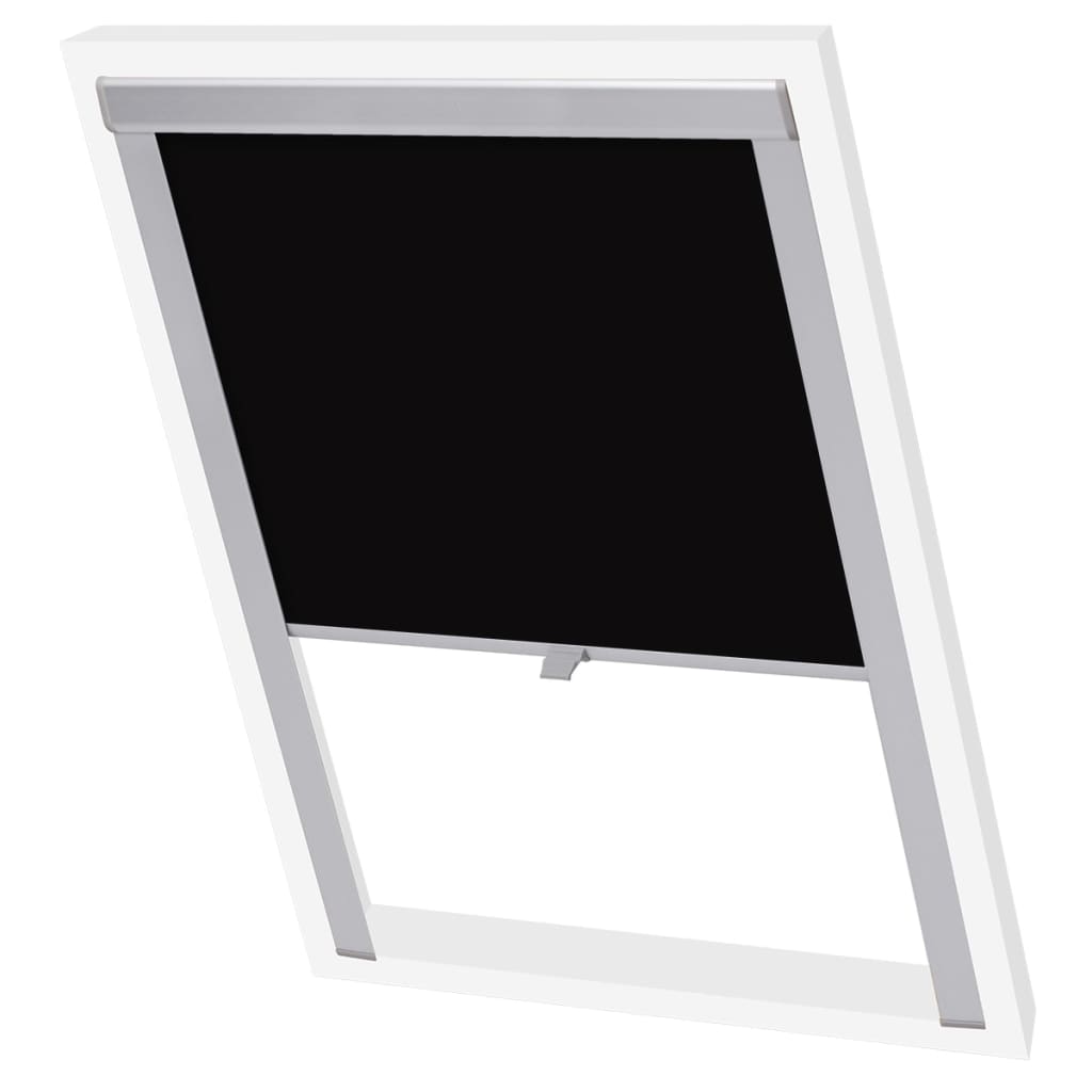 Tenda a rullo oscurante nera ck04