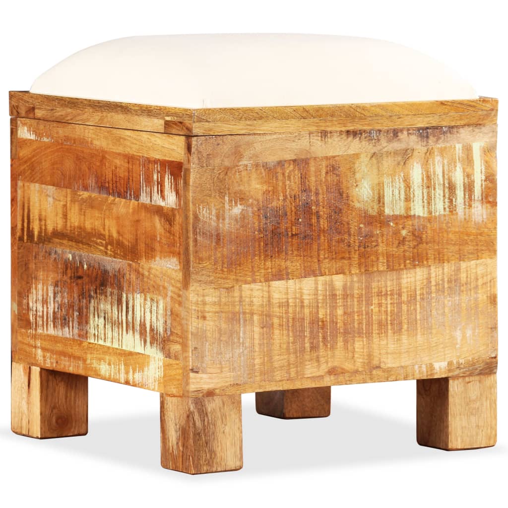 Cassapanca in legno massello di recupero 40x40x45 cm cod mxl 47768