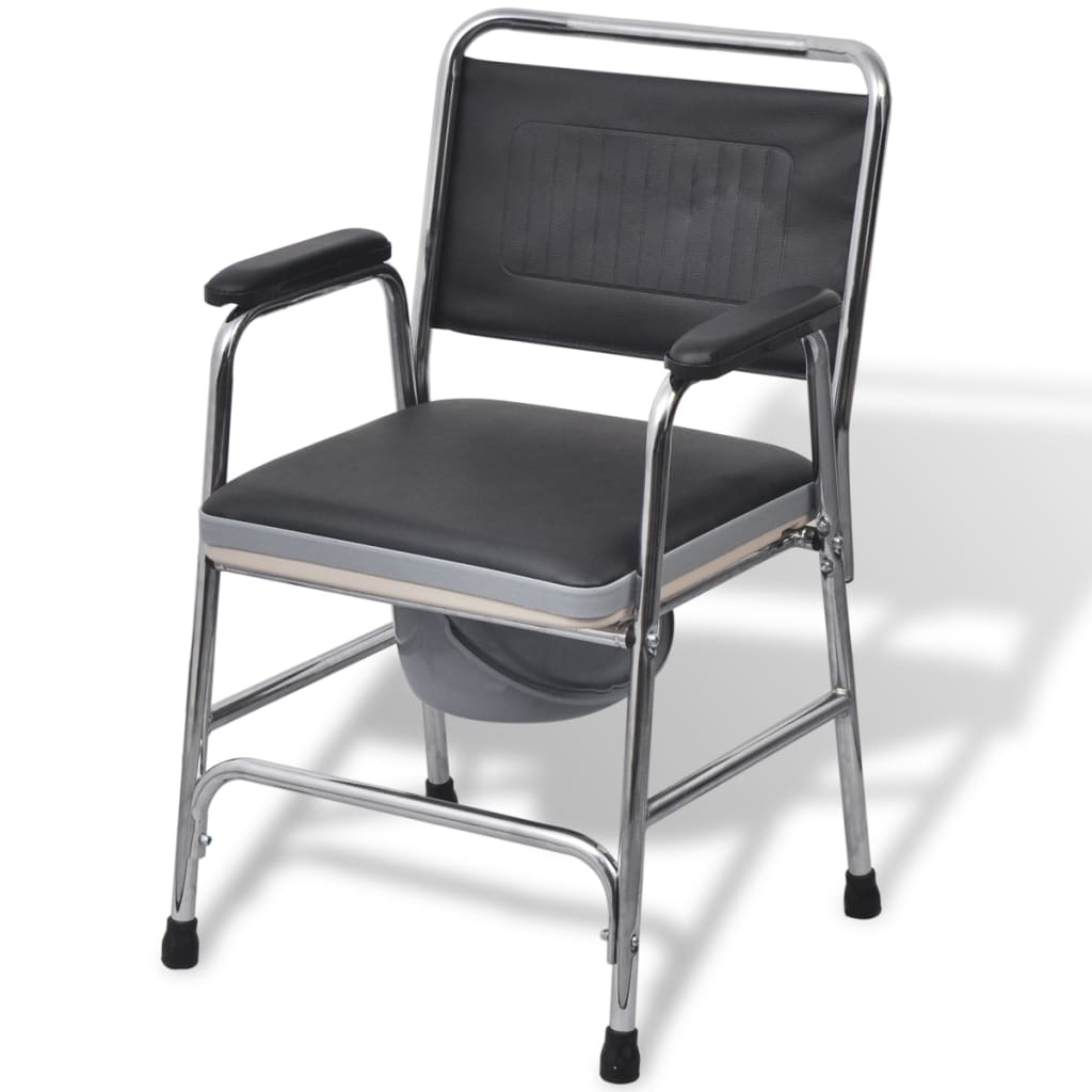 Sedia da comodo in acciaio nera cod mxl 47912
