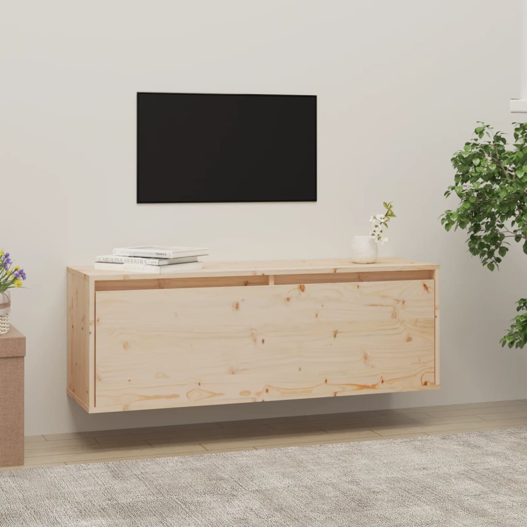 Pensile 100x30x35 cm in legno massello di pino cod mxl 49113