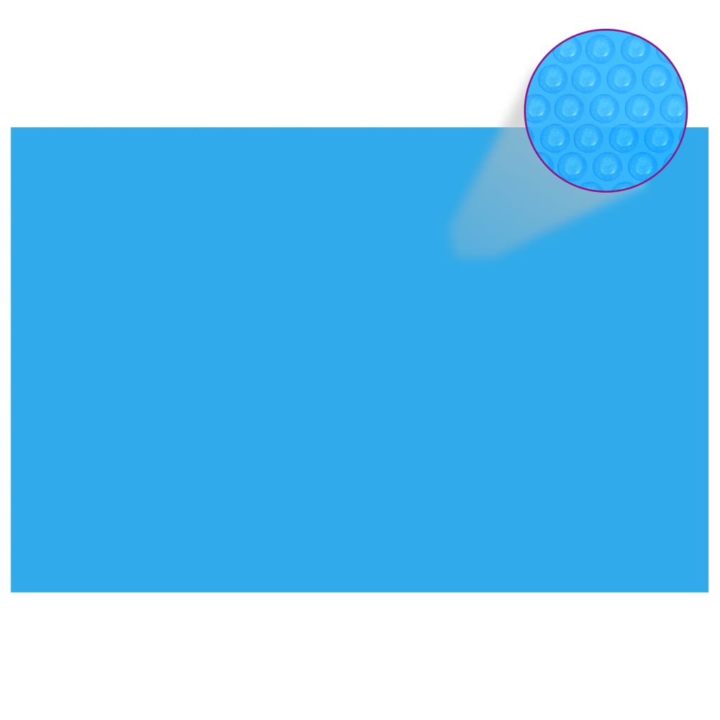 Telo copripiscina solare copertura rettangolare pe 300 x 200 cm blu cod mxl 59331