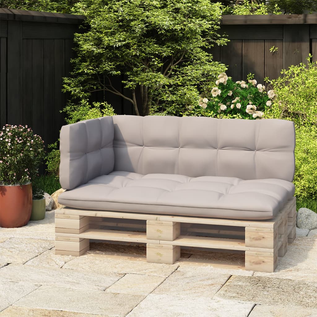 Schienale per divano a pallet nero 110 cm in ferro cod mxl 62980
