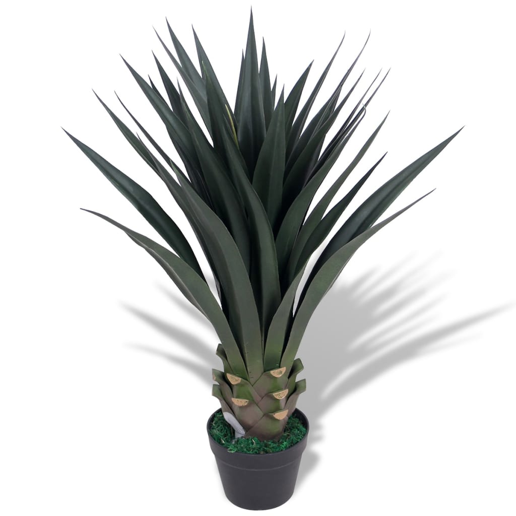 Yucca pianta artificiale con vaso 85 cm verde cod mxl 64736