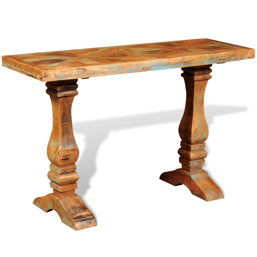 Tavolo consolle in legno massello di recupero cod mxl 13534