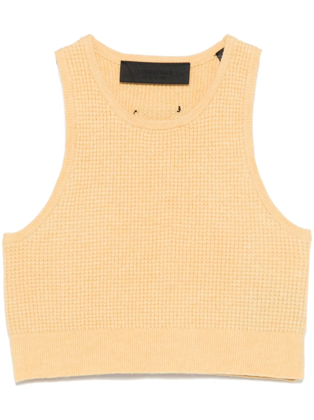 FEAR OF GOD ESSENTIALS waffle-knit sports tank - Giallo