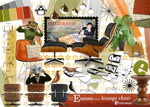 Ravensburger 12000399 - Eames Design Classics - Puzzle 1000 Pezzi – Puzzle Adulti E Ragazzi Da 14 Anni, Puzzle Design