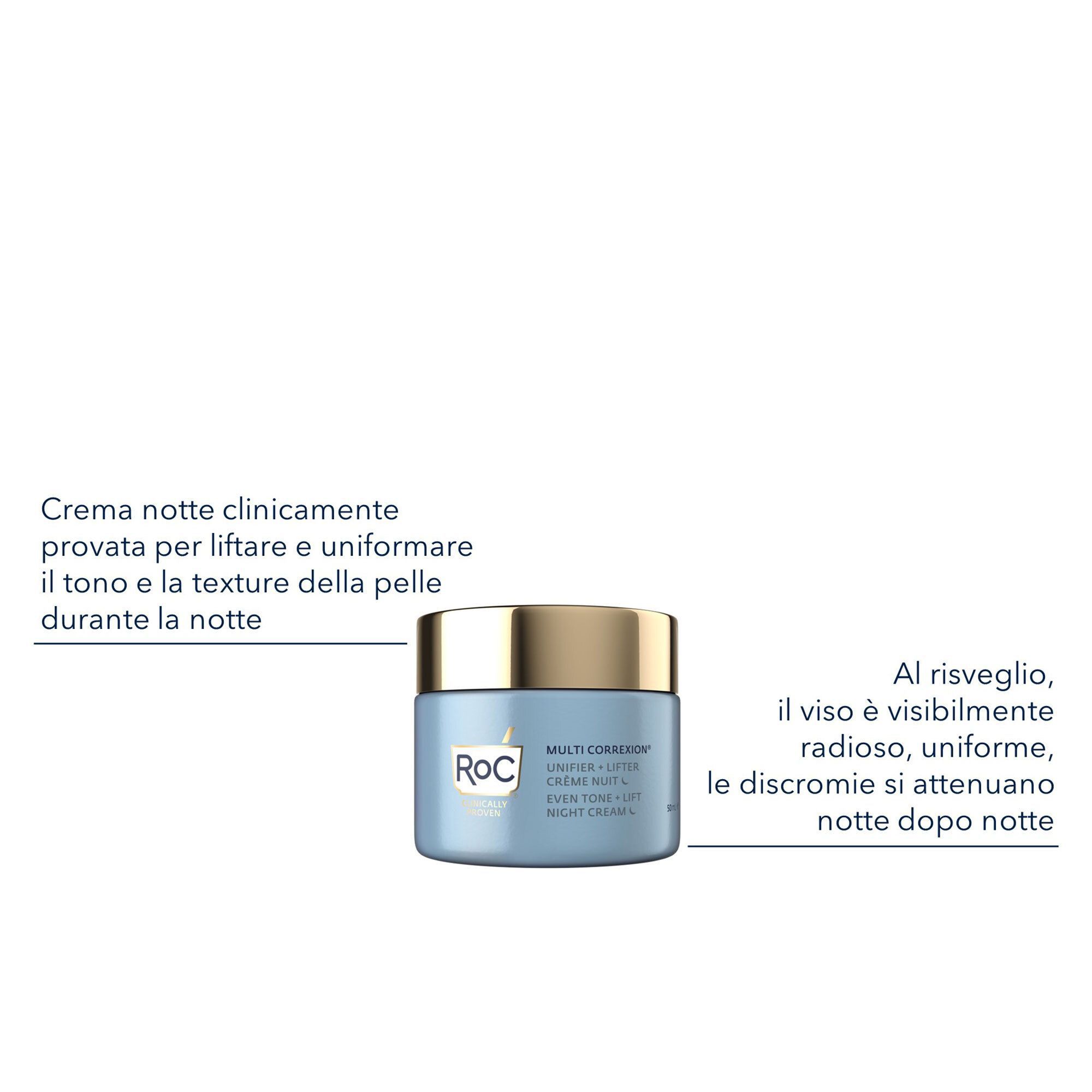 RoC Even Tone + Lift Crema notte antiage