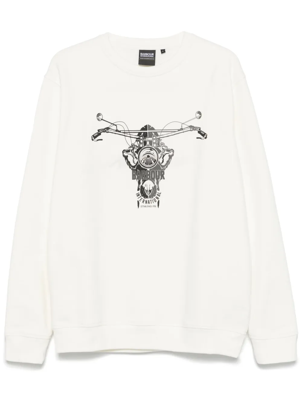 Barbour Felpa Vallis - Bianco