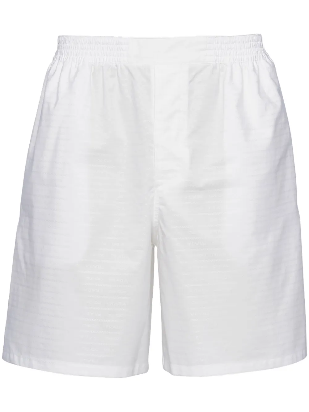 Prada poplin bermuda shorts - Bianco