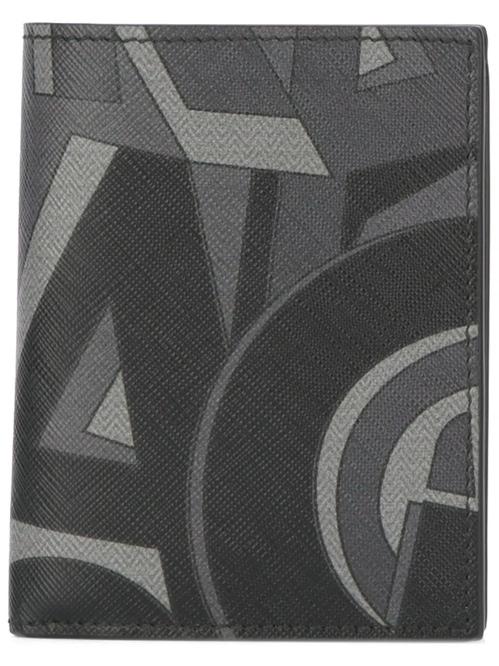 Ferragamo printed flat wallet - Nero