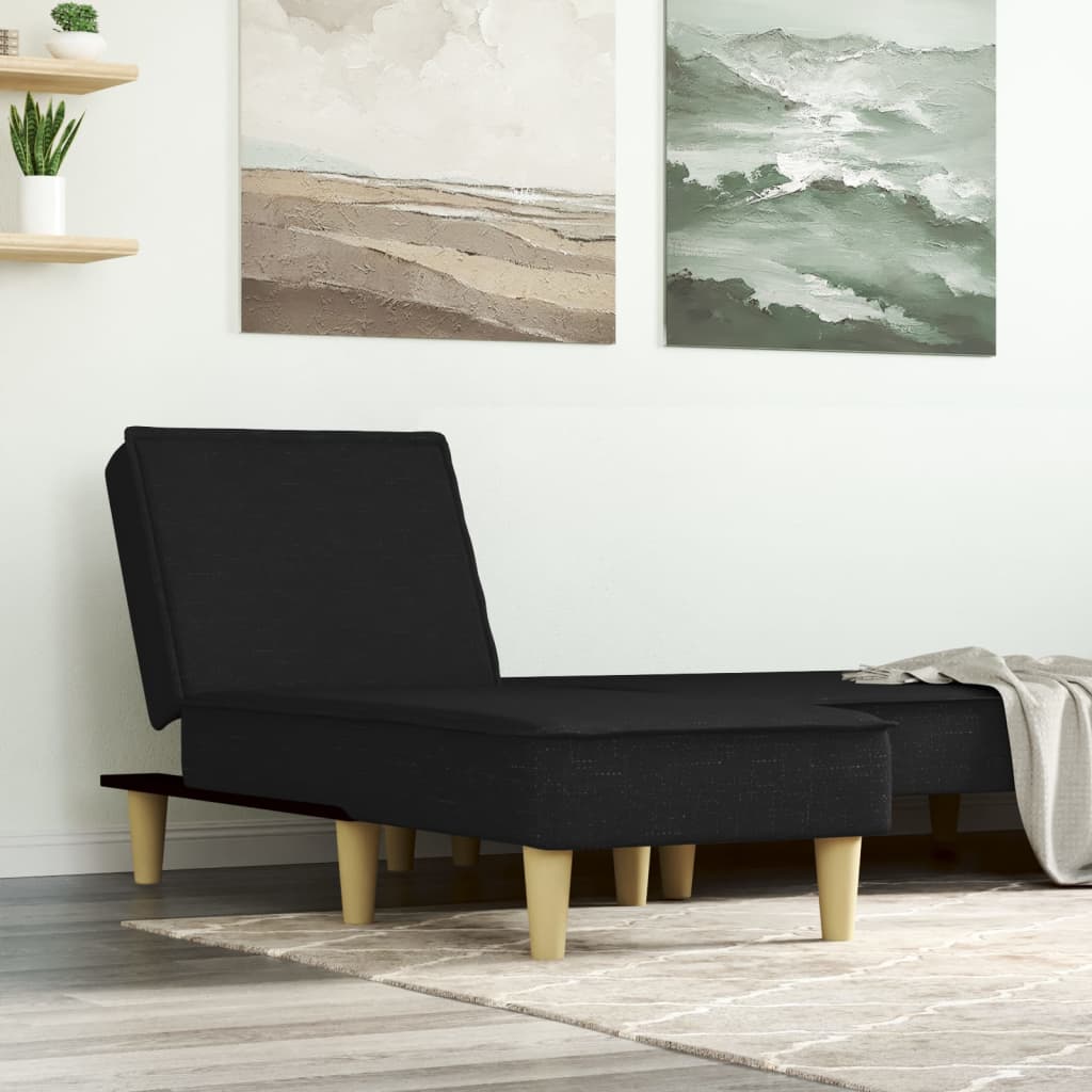 Chaise longue in tessuto nerocod mxl 94630