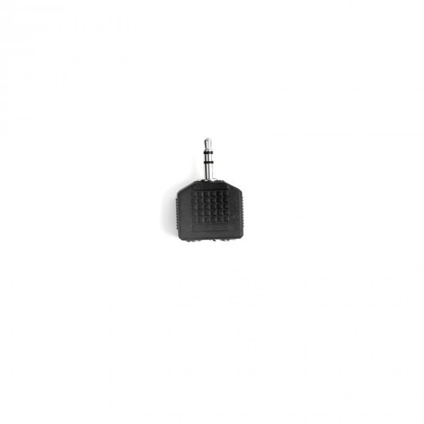 Ekon ECASPLITJACK1M2F splitter audio Nero