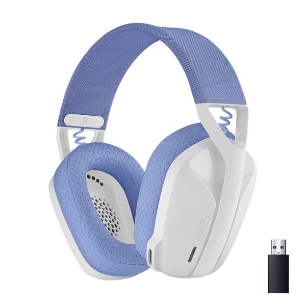 Logitech G G435 LIGHTSPEED Cuffie Gaming Wireless Bluetooth - Cuffie Over Ear Leggere, Microfoni Integrati, Batteria da 18 Ore, Compatibile con Dolby