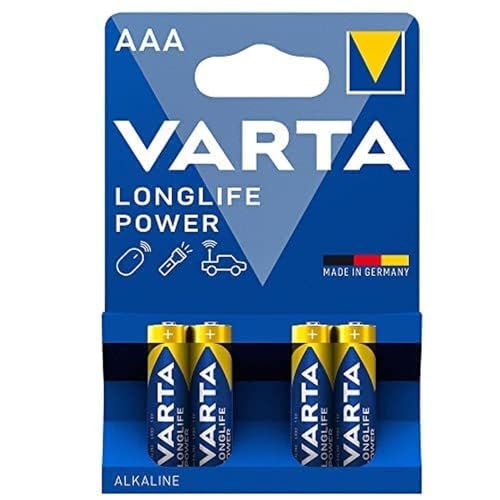 Varta 12490310 - Batteria Alcalina Ad Alta Energia R03 Racchiude 4