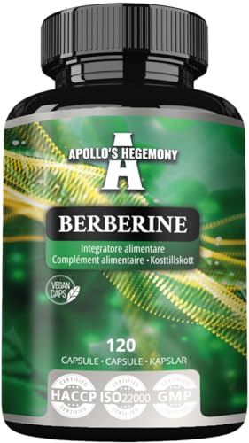 Estratto Di Berberina Hcl 98% - Alta Forza 333 Mg Per Capsula - 120 Capsule Vegane - 4 Mesi Di Fornitura - Estratto Di Radice Di Bacche Per La Salute