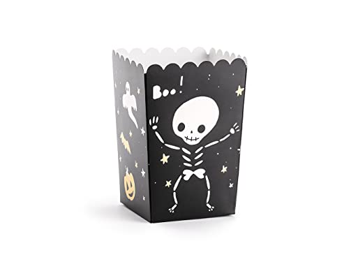 Box Pop Corn Halloween 7X7X12,5 Cm 6 Pz