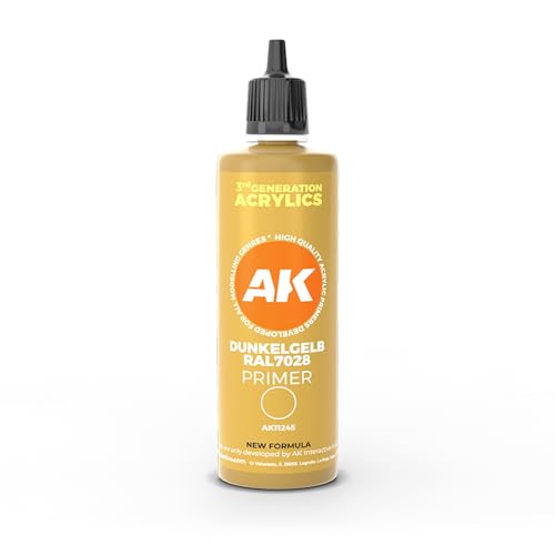 Ak Ak11245 Dunkelgelb Ral 7028 Dark Yellow Surface Primer (100Ml) 3Gen