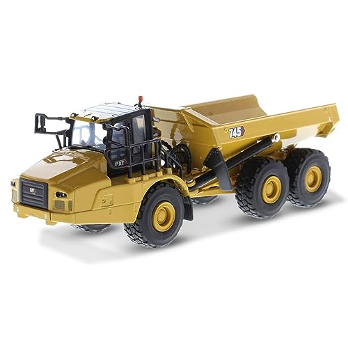 Autocarro Con Cassone Ribaltabile Articolato Cat 745 Serie Ibrida Collezione 1/64