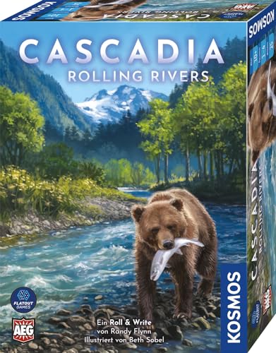 Kosmos 684747 Cascadia Rolling Rivers, Gioco Di Famiglia Per 1-4 Persone Dai 10 Anni In Su, Gioco Di Dadi Per Il Gioco Del 2022, Gioco Di Società