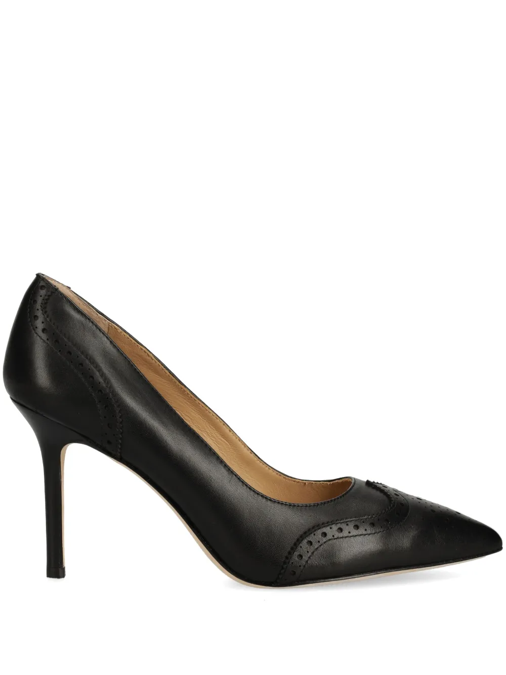 Lauren Ralph Lauren 95mm leather pumps - Nero