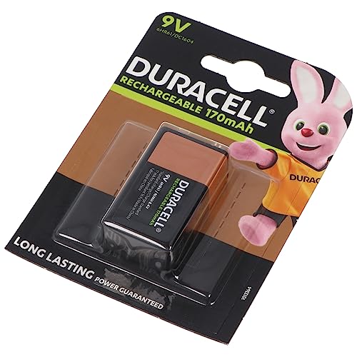 Duracell Batterie Rechargeable 6Hr61, 9V 170Mah, En Blister - Carton De 10 Pieces
