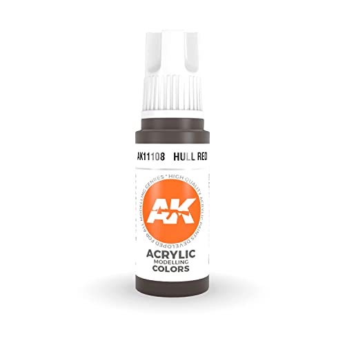 Ak Interactive 3Rd Gen Acrylic Hull Red 17Ml