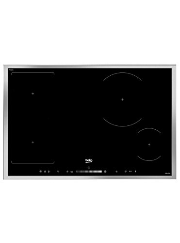 Beko Hii 84500 Fhtx - Piano Cottura Elettrico A Induzione, 77 Cm, A Induzione Flessibile, 80 Cm, In Acciaio Inox