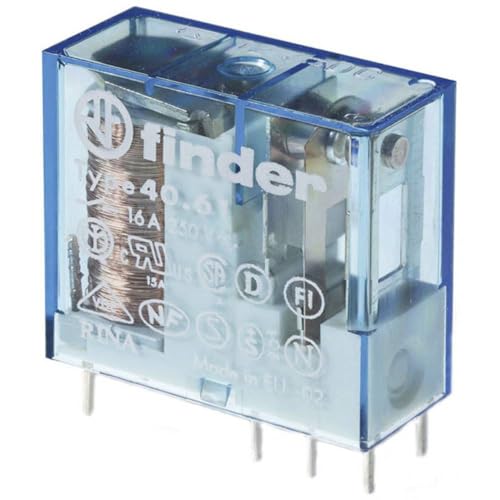 Finder 40.61.9.006.0000 Relè Per Pcb 6 V/Dc 16 A 1 Scambio 1 Pz.