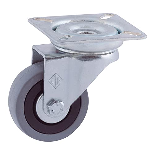 Afo 598-0 50 Ruote In Gomma Grigia 476-