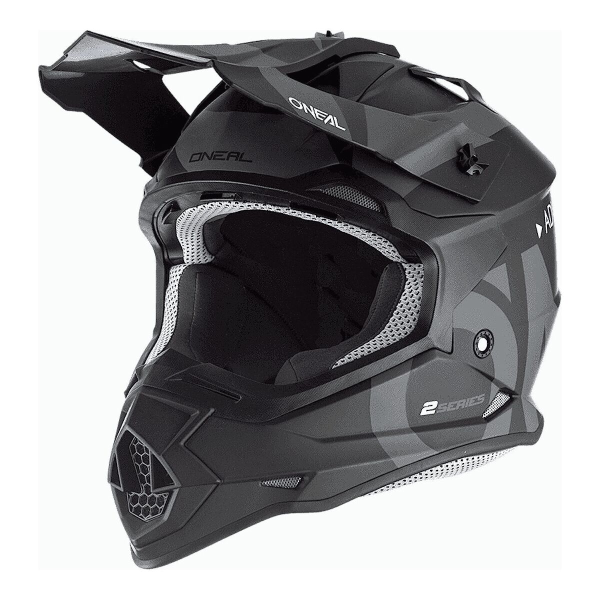 Oneal 2Series Slick 2023 Motocross Hjälm Xl Svart Grå