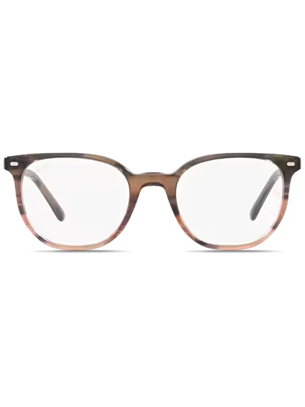 Ray-Ban ELLIOT Striped Brown & Red - Marrone