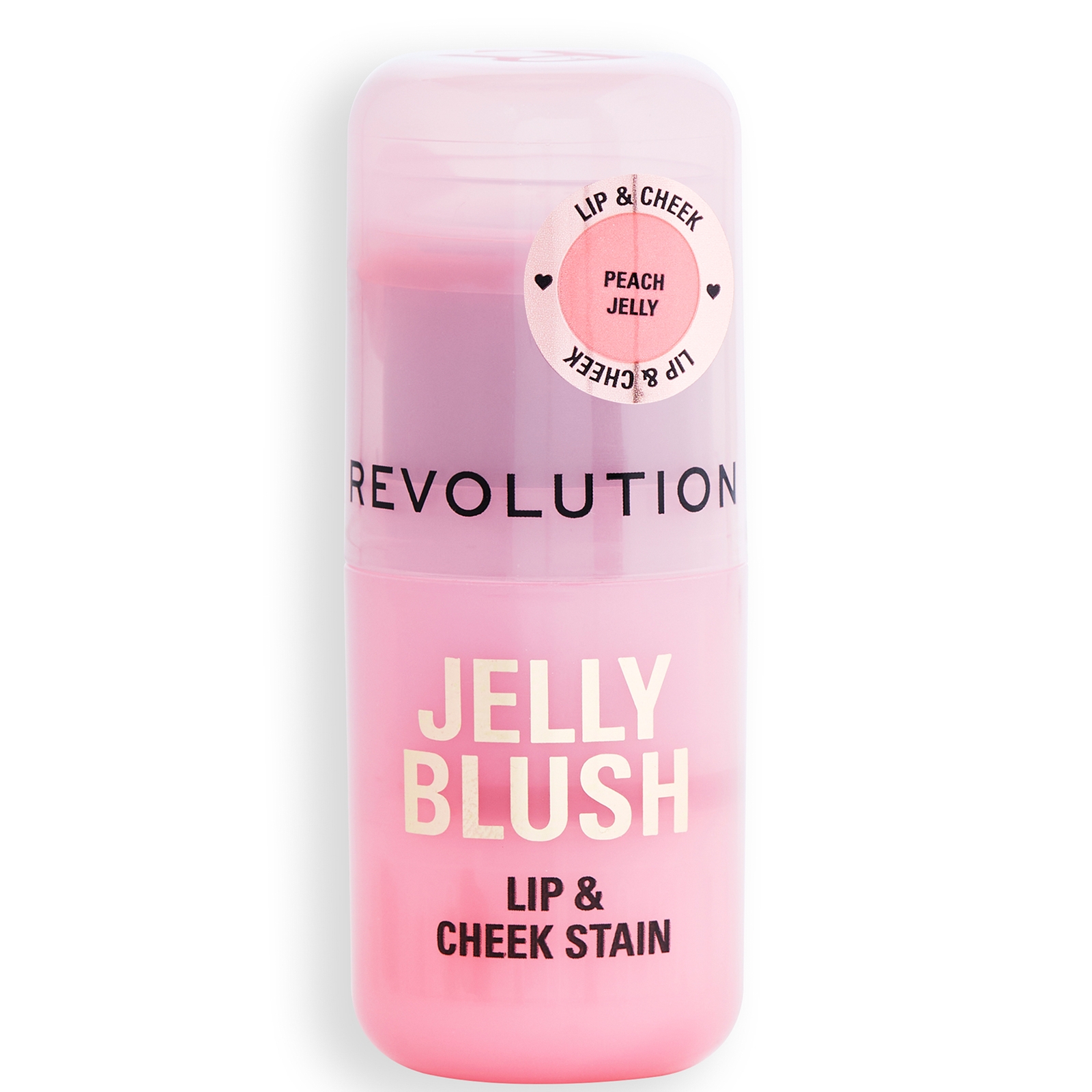 Makeup Revolution Jelly Blush Stick Lip and Cheek Stain 5.5g (Various Shades) - Peach Orange