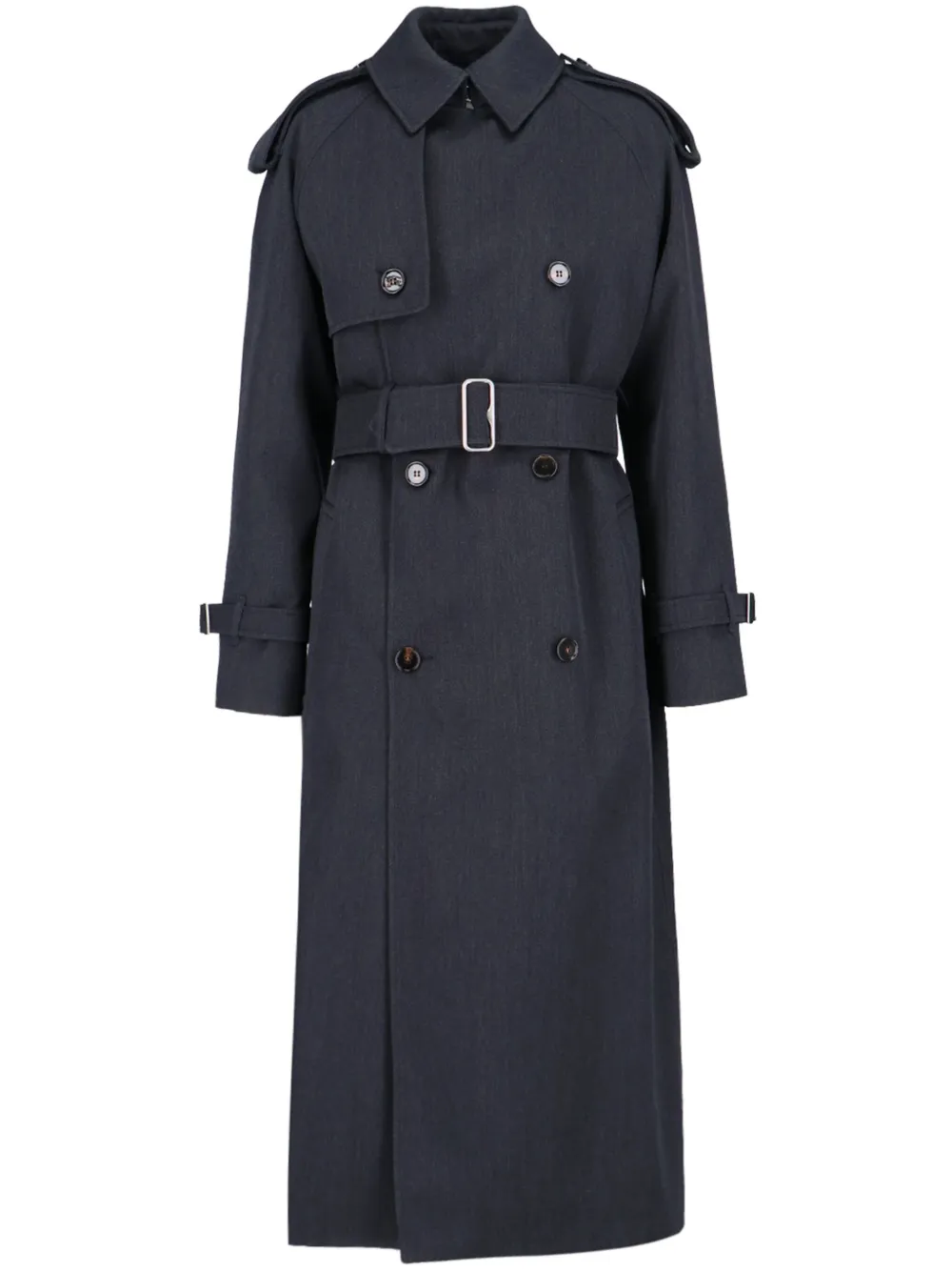 Burberry double-breasted coat - Grigio