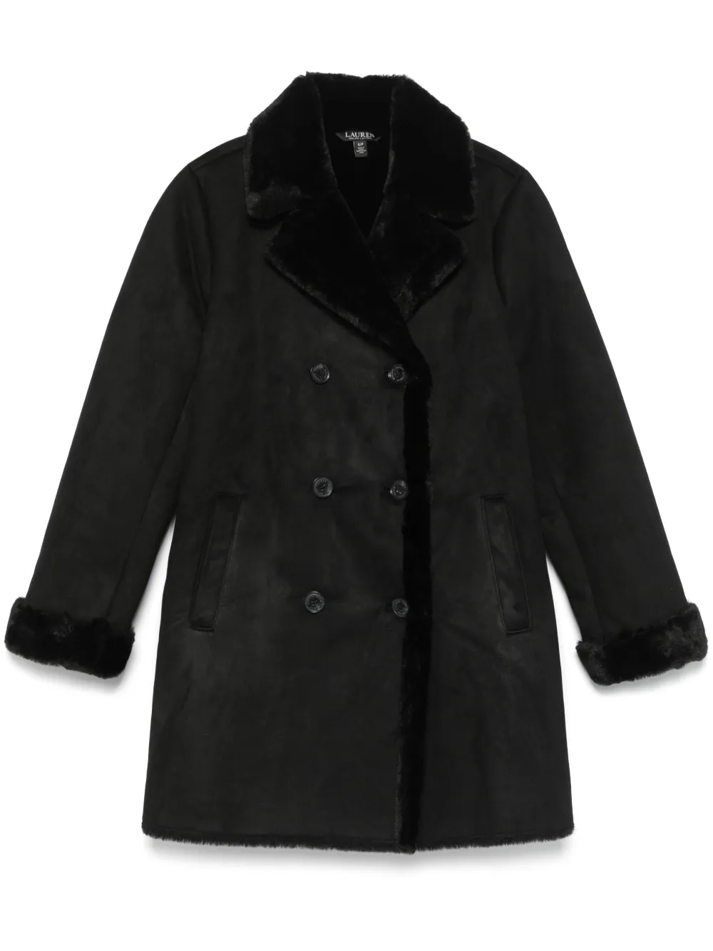Lauren Ralph Lauren Cappotto doppiopetto - Nero