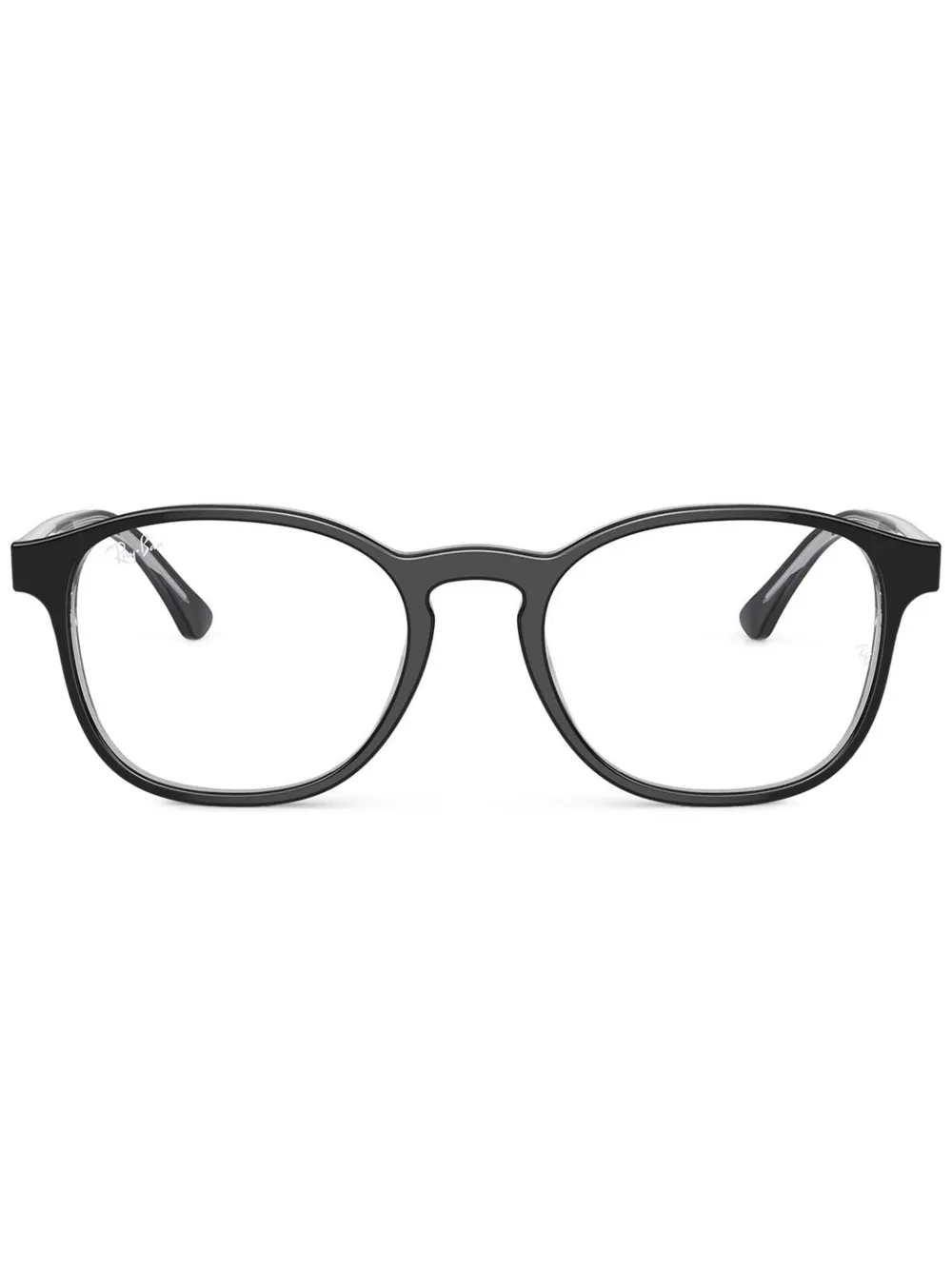 Ray-Ban RX5417 Dark Grey On Transparent - Grigio