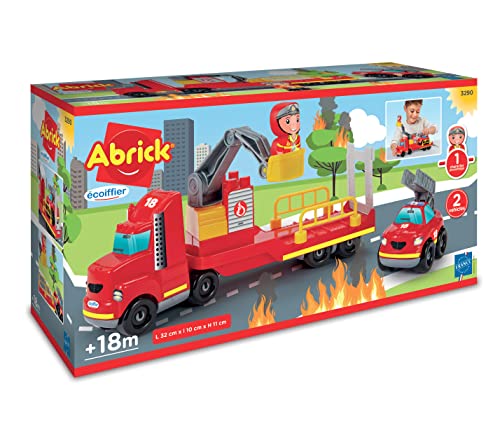 Ecoiffier Giocattoli 3290 – Intervention Pompier – Abrick – Gioco Di Costruzione Per Bambini – A Partire Dai 18 Mesi – Made In France