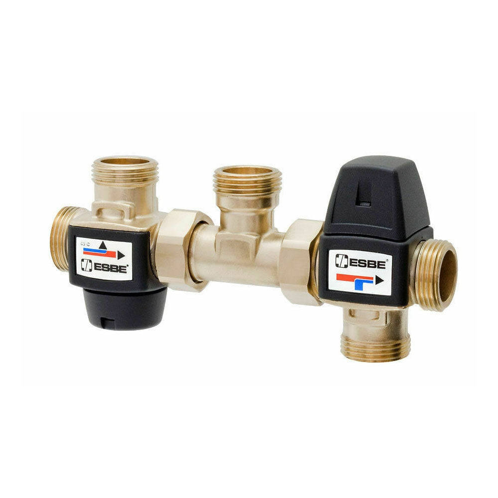 Valvola miscelatore esbe vmc322 kit pannello solare raccordo g 1 cod.31521000