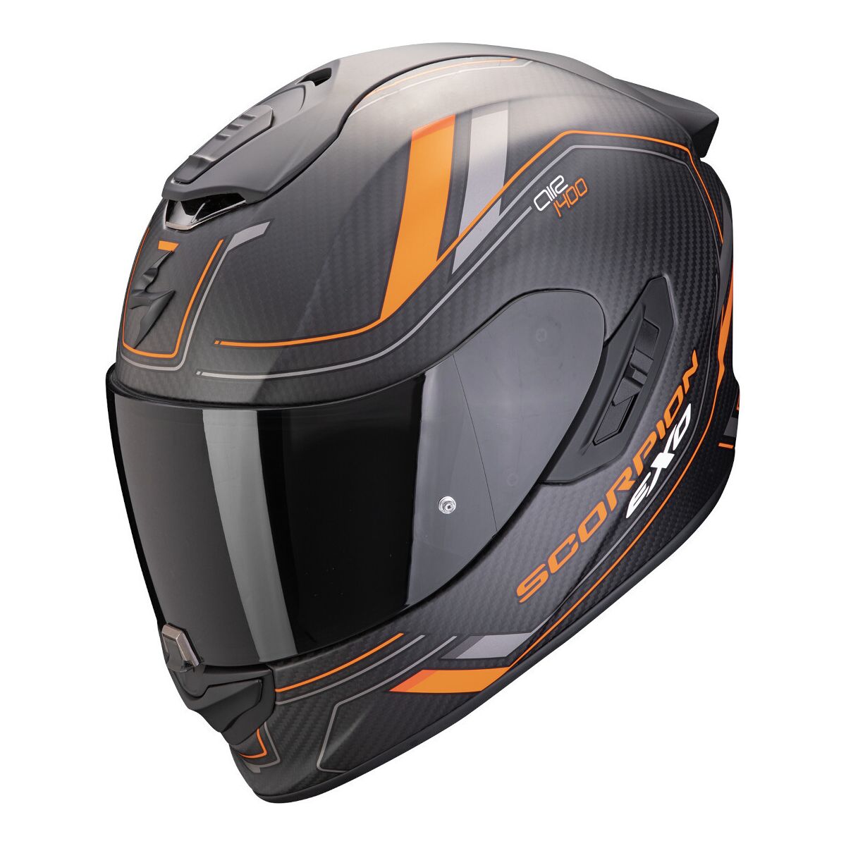 Scorpion Exo-1400 Evo 2 Carbon Air Mirage Hjälm Xl Svart Orange