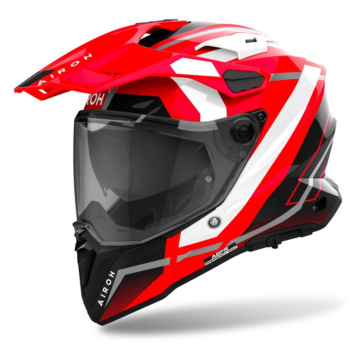 Airoh Commander 2 Mavick Motocross Hjälm L Svart Vit Röd